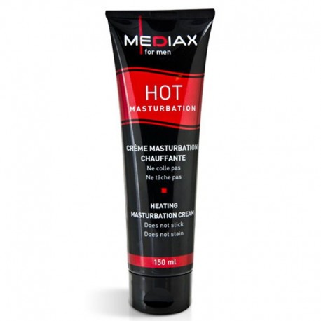 Crème chauffante spéciale masturbation masculine - MEDIAX FOR MEN
