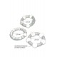 Lot de 3 Cockring